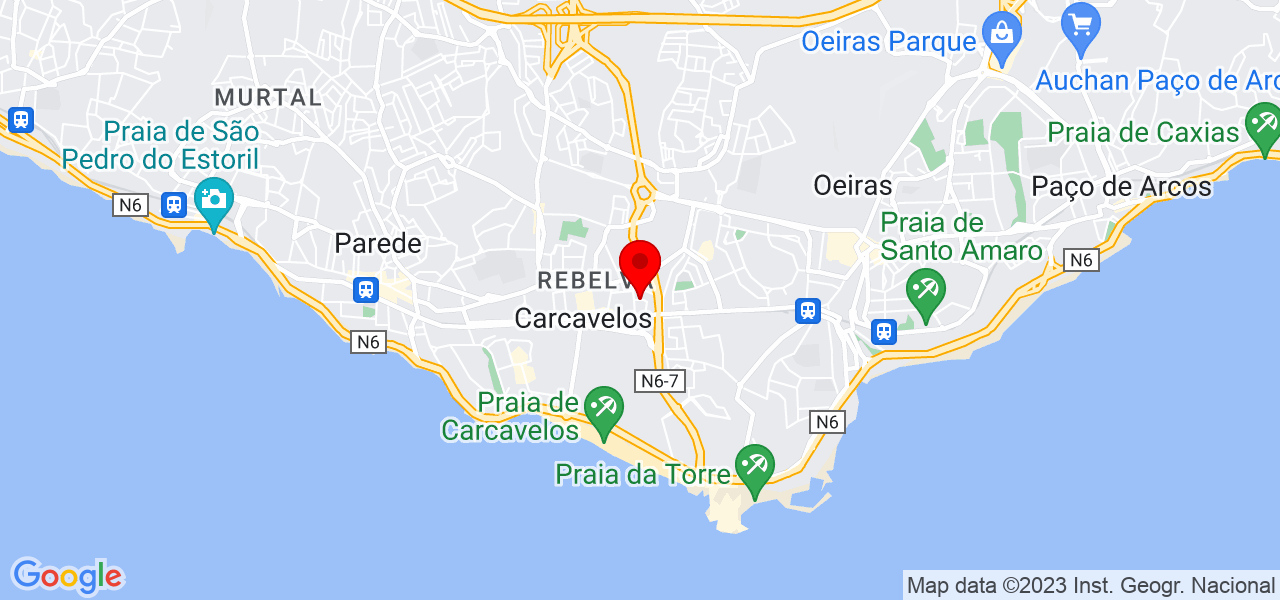 Patr&iacute;cia Xavier - Lisboa - Cascais - Mapa