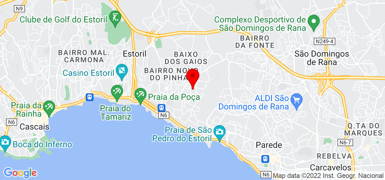 Leavingtours, Ag&ecirc;ncia de Viagens Lda - Lisboa - Cascais - Mapa