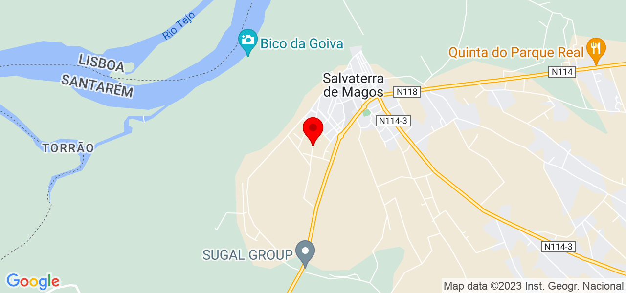 Bruna Pintor - Santarém - Salvaterra de Magos - Mapa