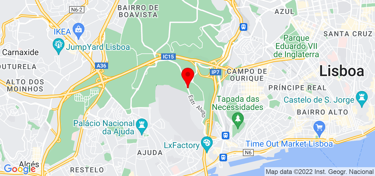Clube Mogan - Lisboa - Lisboa - Mapa