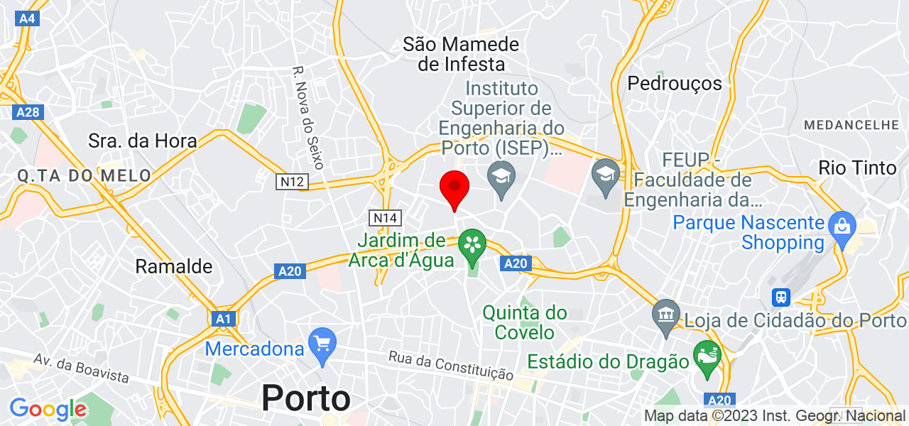 Lara Vieira - Porto - Porto - Mapa