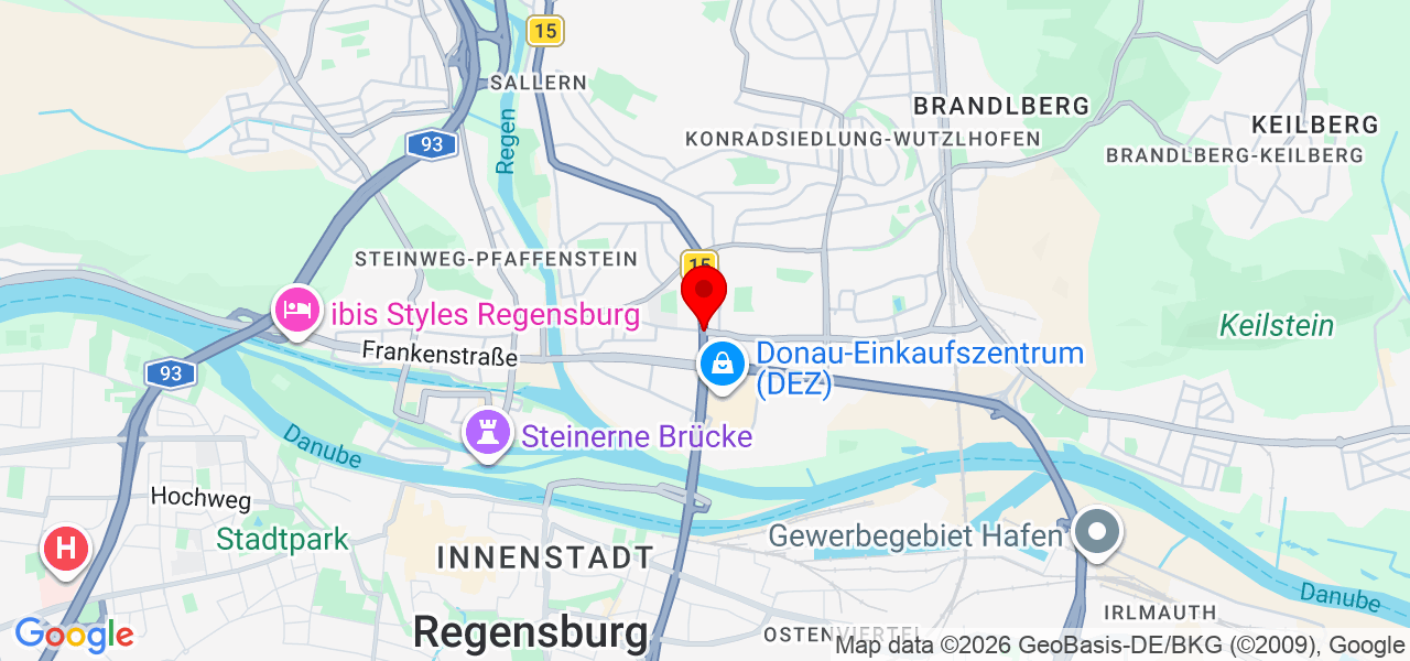 Bio-kammerjaeger - Bayern - Regensburg - Karte