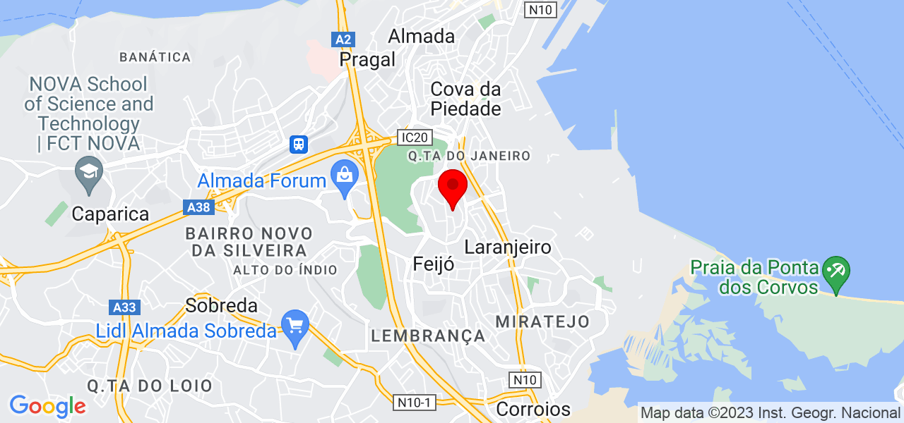 Pedro Baptista - AmazingDomus Smart Buildings - Setúbal - Almada - Mapa