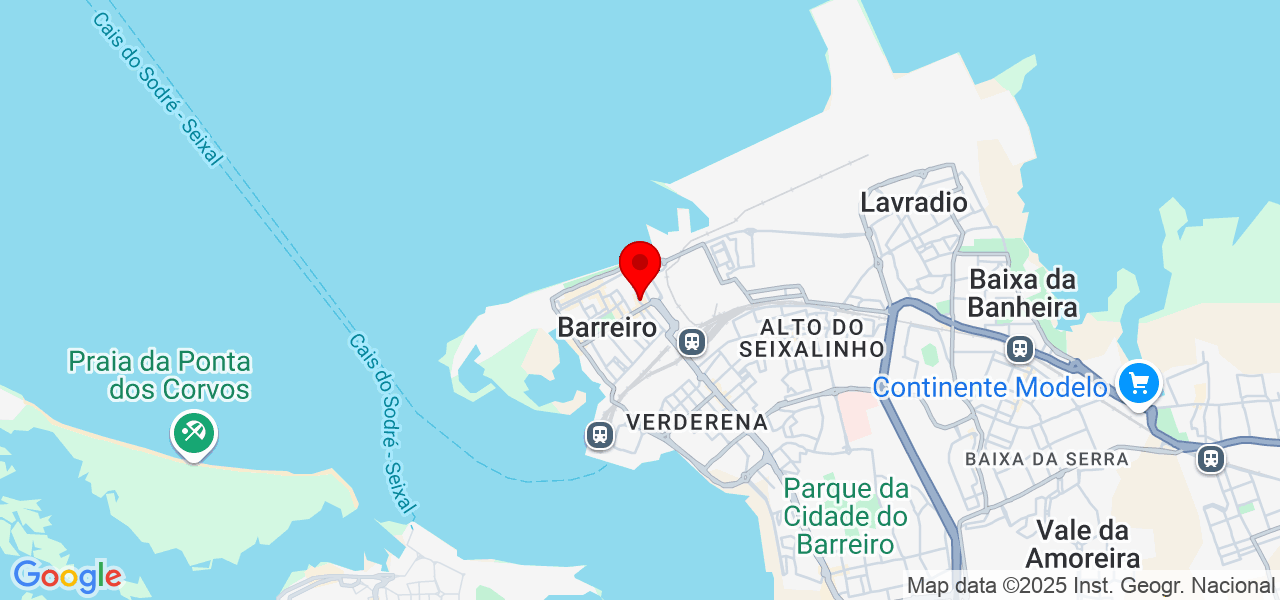 Jp reformas - Setúbal - Barreiro - Mapa