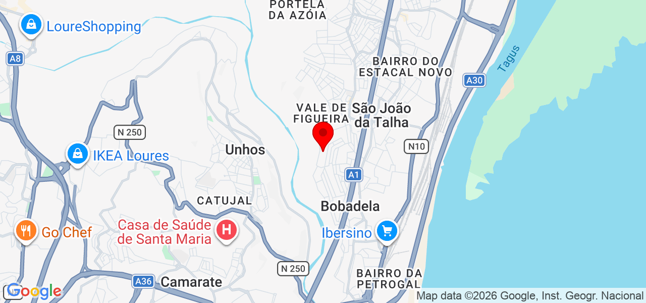 Wesley Braz - Lisboa - Loures - Map