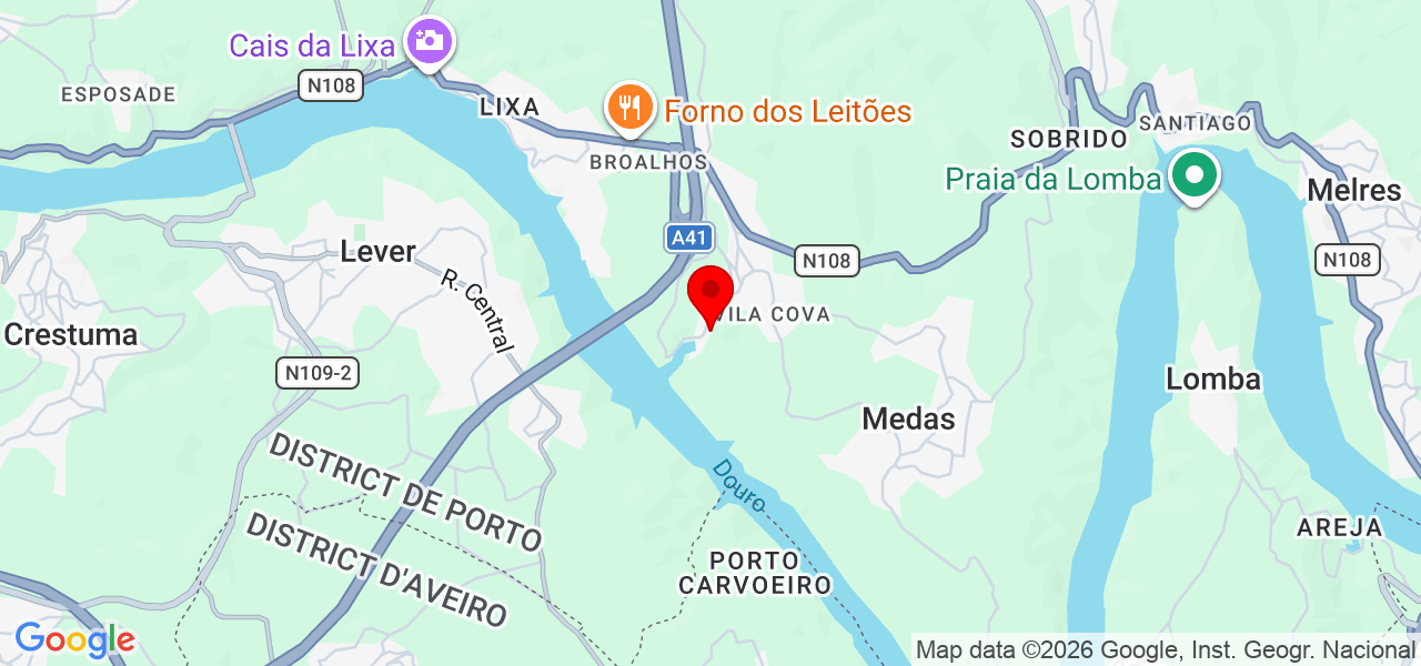 Cristiano - Porto - Gondomar - Mapa