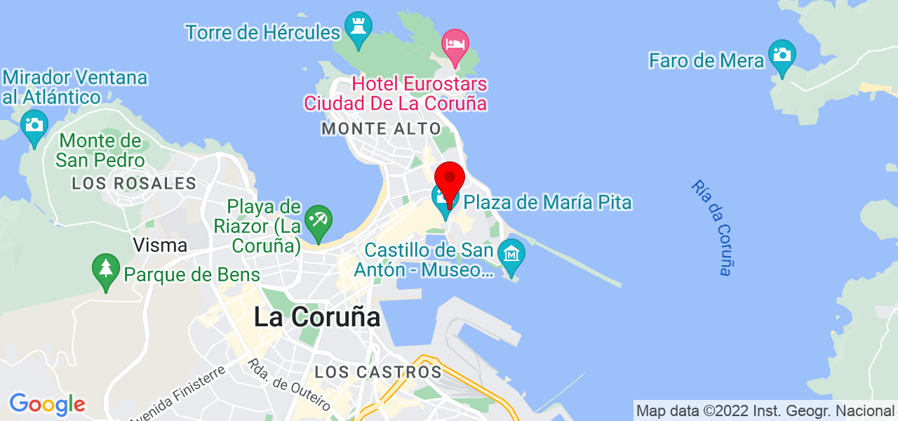Igor Miagkoi - Galicia - A Coruña - Mapa