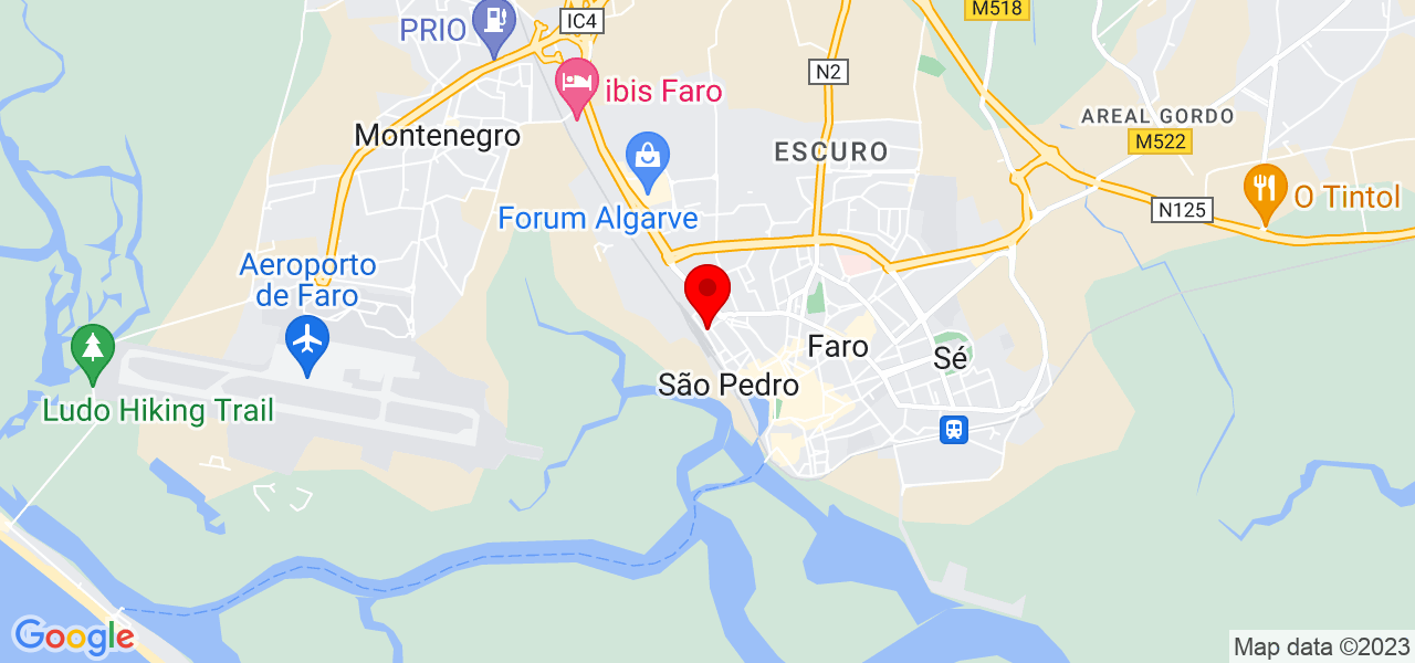 Cesainy - Faro - Faro - Mapa