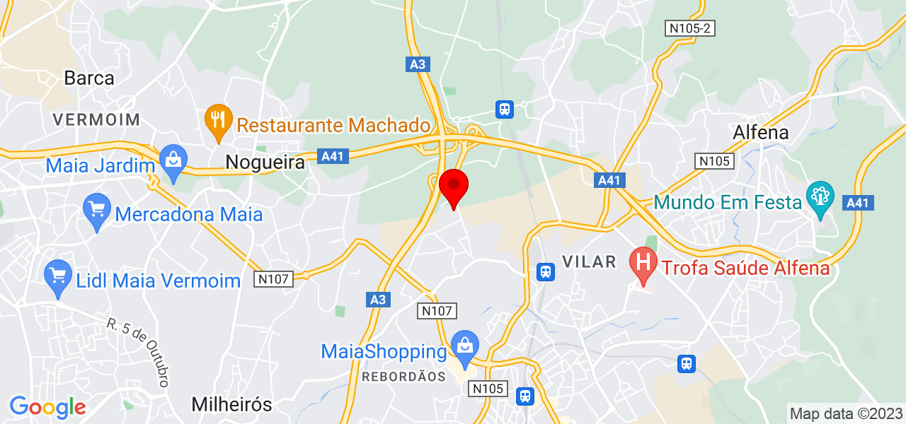 Mr Shine - Porto - Valongo - Mapa