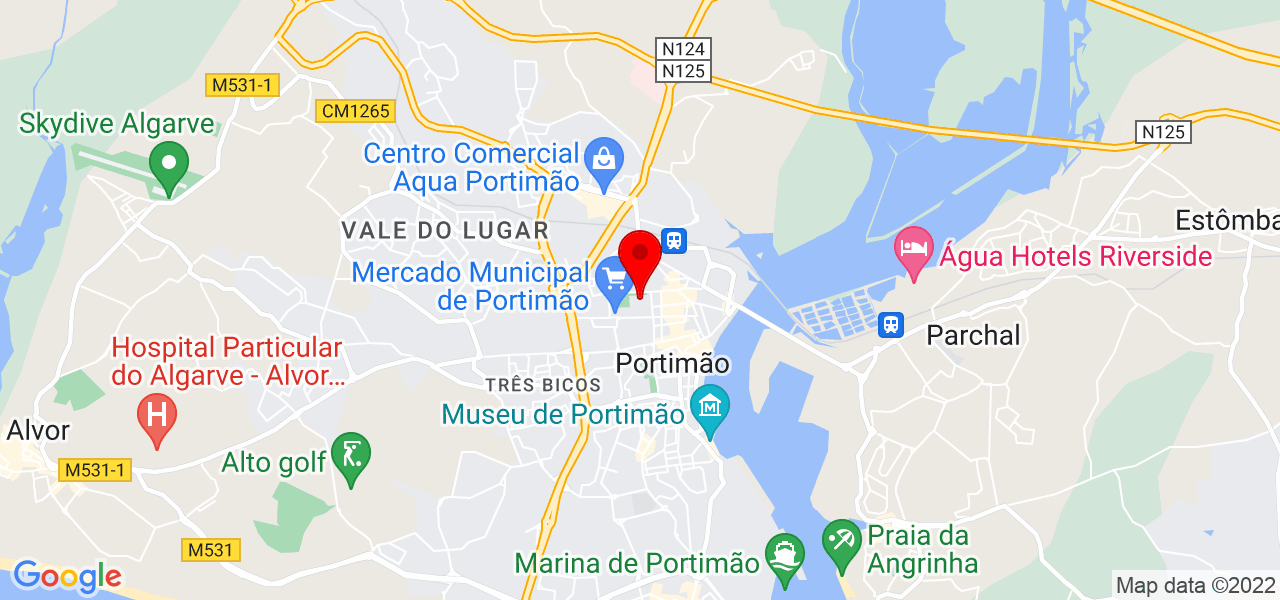 Laura Moreira - Faro - Portimão - Mapa