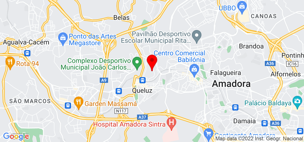 Dulce indi - Lisboa - Sintra - Mapa