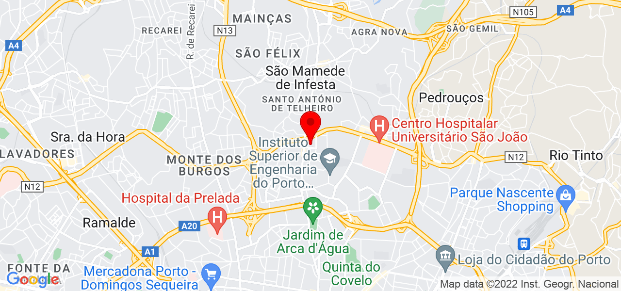 Carla Amaral - Porto - Porto - Mapa