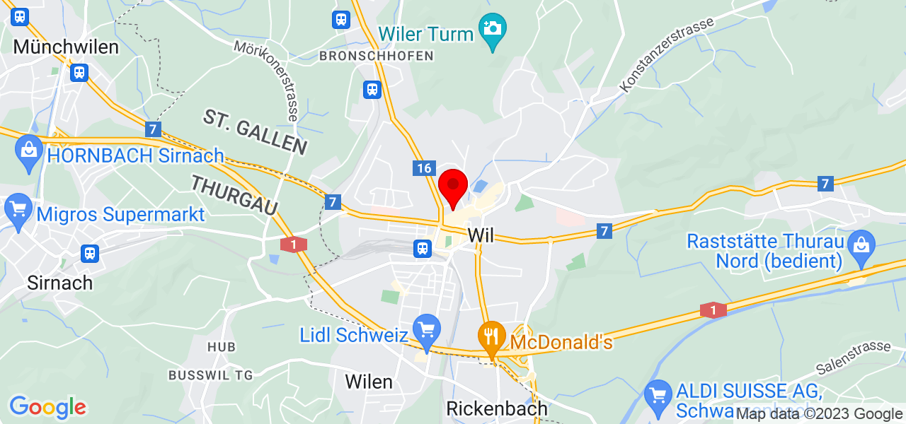 Urs Quantum Satis Cleaning - Sankt Gallen - Wil - Karte