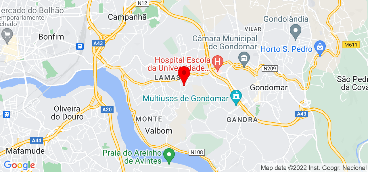 Veridoce - Porto - Gondomar - Mapa