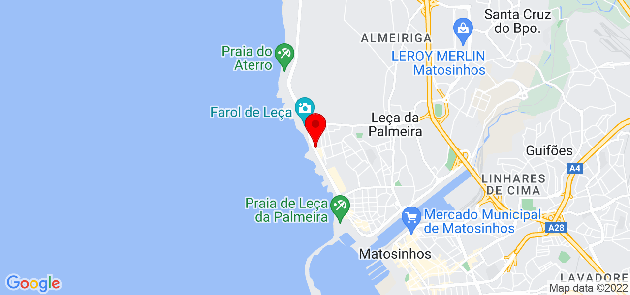 ONDASDELE&Ccedil;A - Servi&ccedil;os, Forma&ccedil;&atilde;o e Com&eacute;rcio, Lda. - Porto - Matosinhos - Mapa
