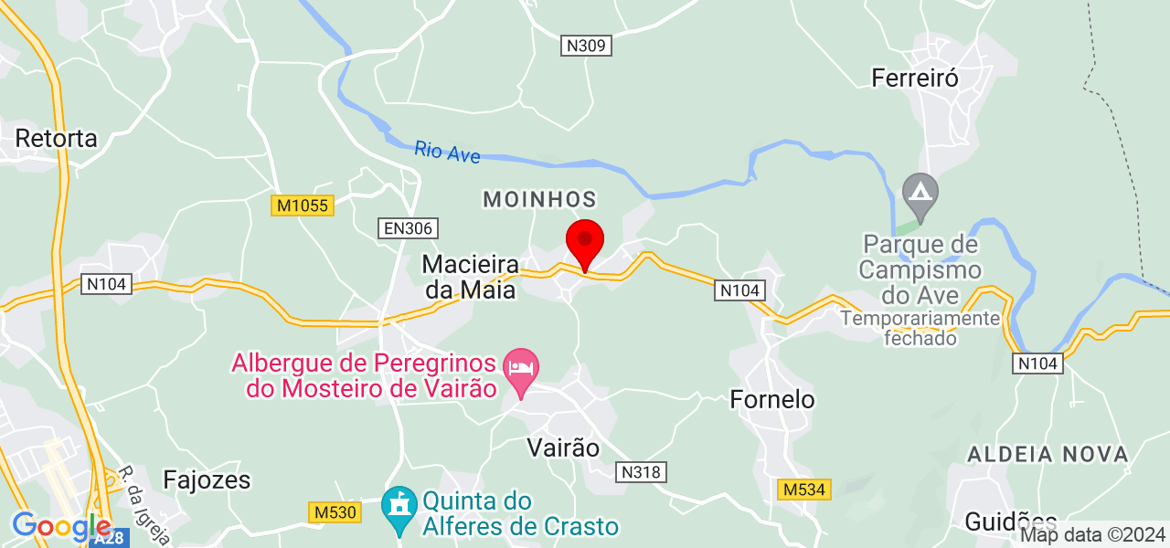 Carolina Vilano - Porto - Vila do Conde - Mapa