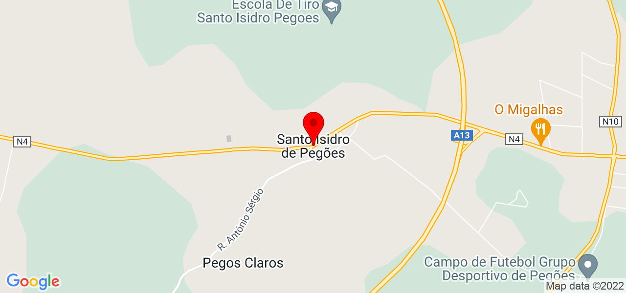 In&ecirc;s G&oacute;is - Setúbal - Montijo - Carte