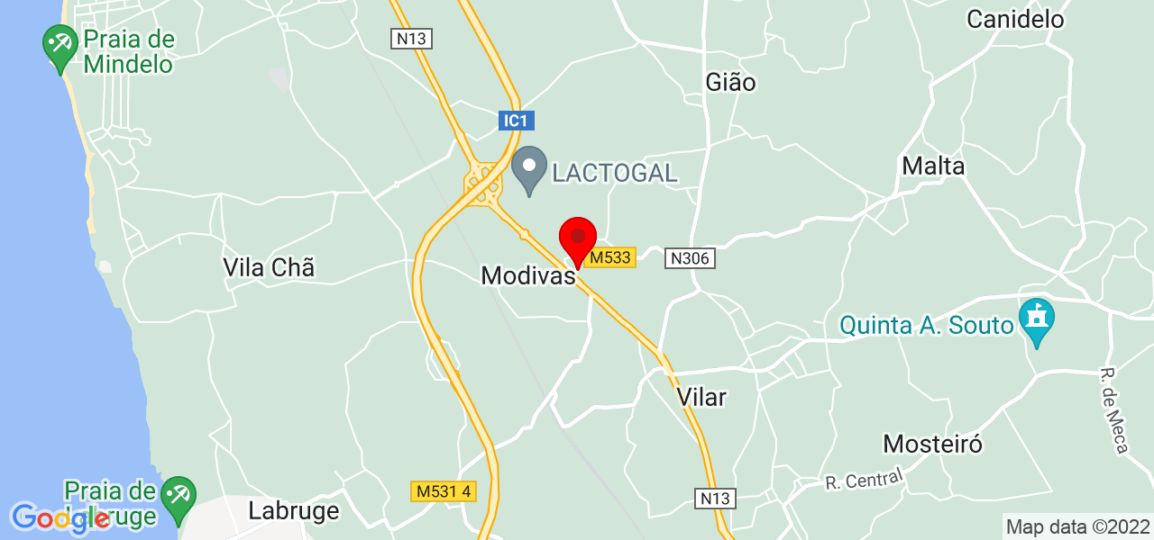 Patricia Guedes - Porto - Vila do Conde - Mapa