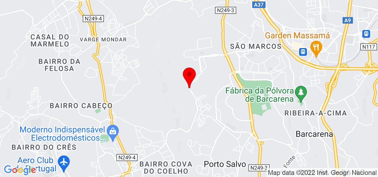 Lua - Lisboa - Sintra - Mapa