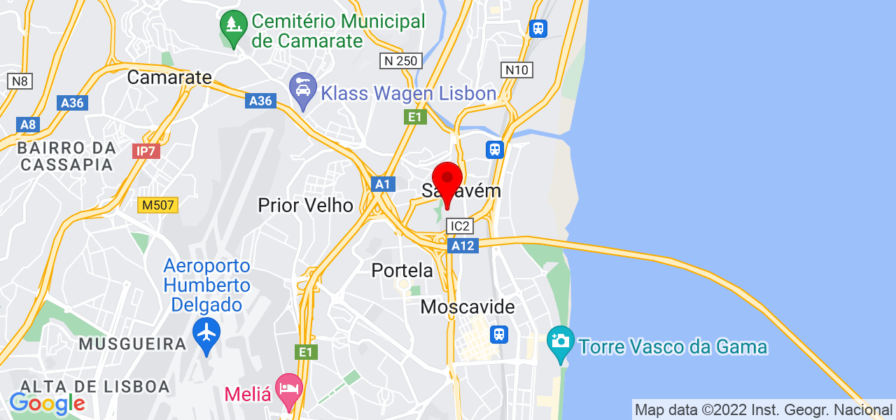 Das neves - Lisboa - Loures - Mapa