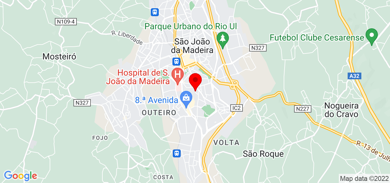 DCS ESTORES - Domingos Cerqueira - Aveiro - São João da Madeira - Mapa