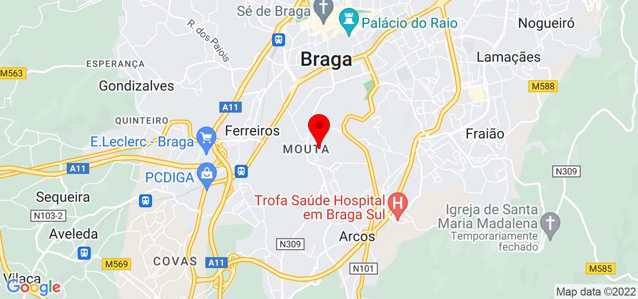 Bruno - Braga - Braga - Mapa