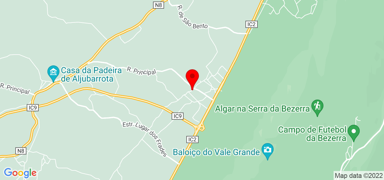 Danilo - Leiria - Alcobaça - Mapa