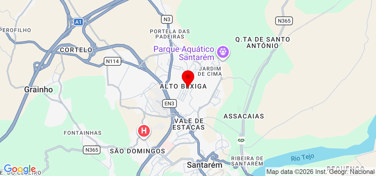 Izabella Fonseca - Santarém - Santarém - Mapa
