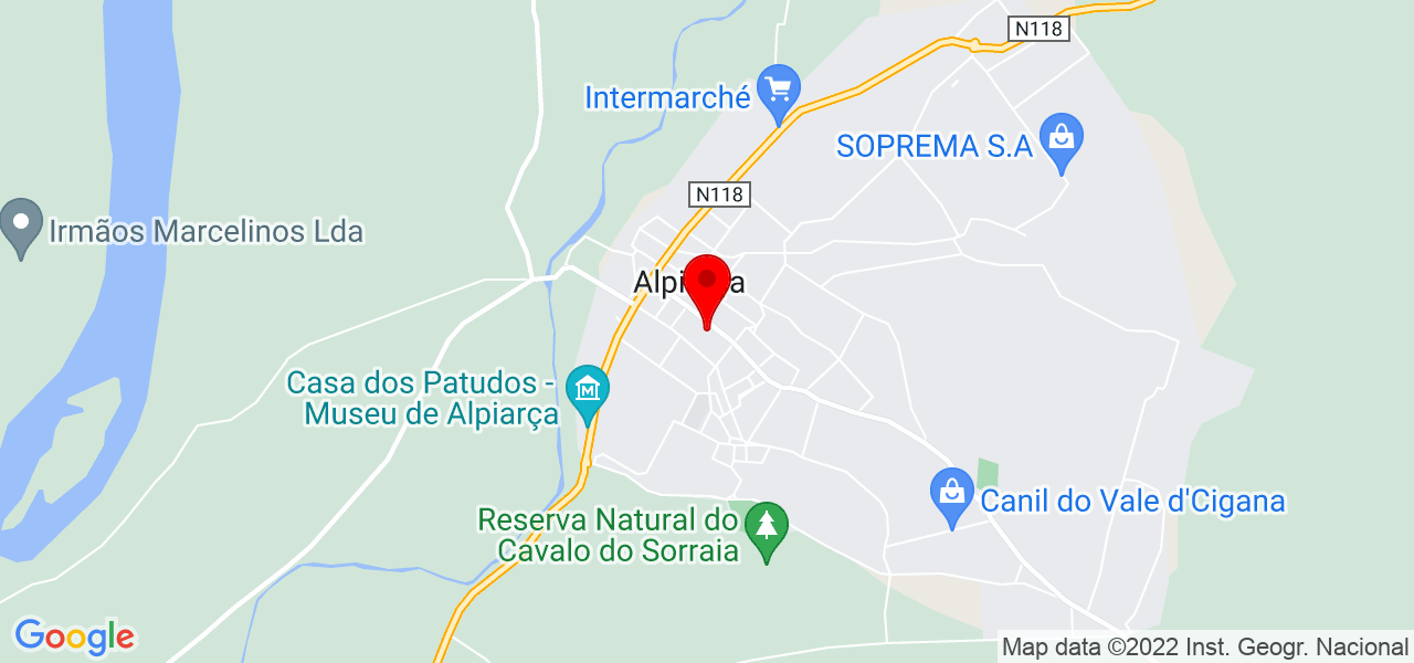 Ricardo Ventura - Santarém - Alpiarça - Mapa
