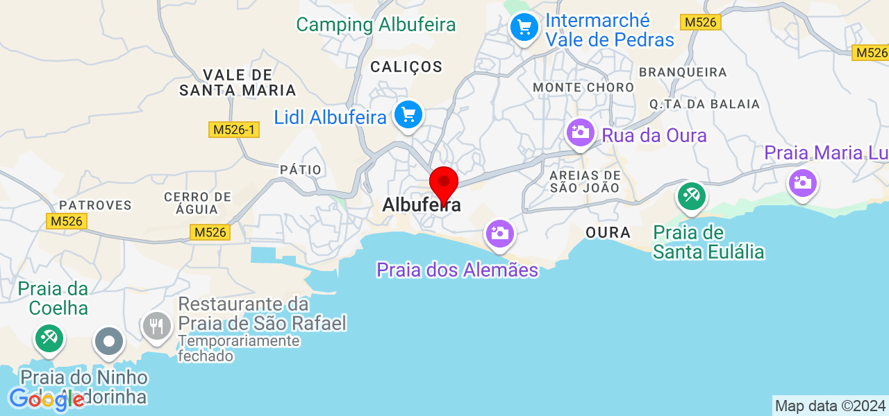 Wyslla - Faro - Albufeira - Mapa