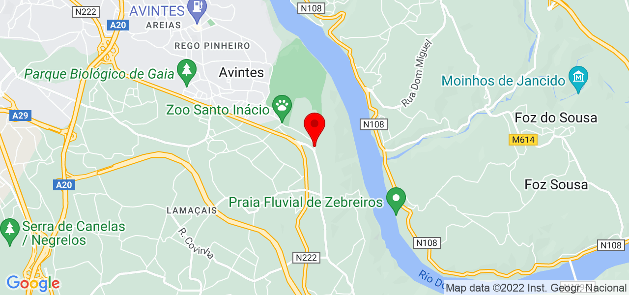 Vera Lucia Soares Pereira - Porto - Vila Nova de Gaia - Mapa