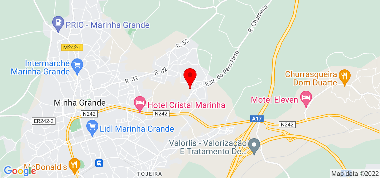 Viky - Leiria - Marinha Grande - Mapa