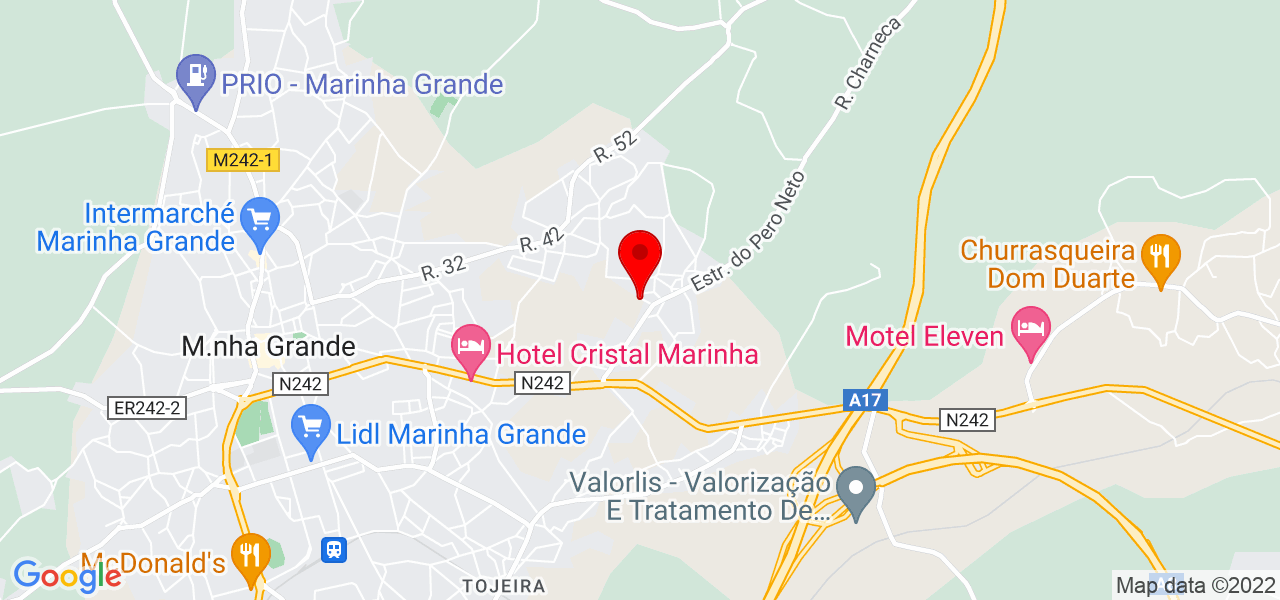 azidoo unipessoal Lda - Leiria - Marinha Grande - Mapa