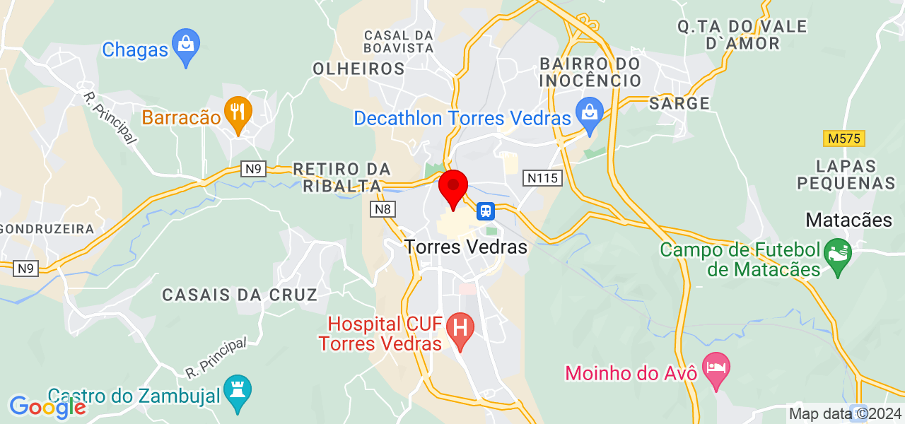 Rahul Tanwar - Lisboa - Torres Vedras - Mapa