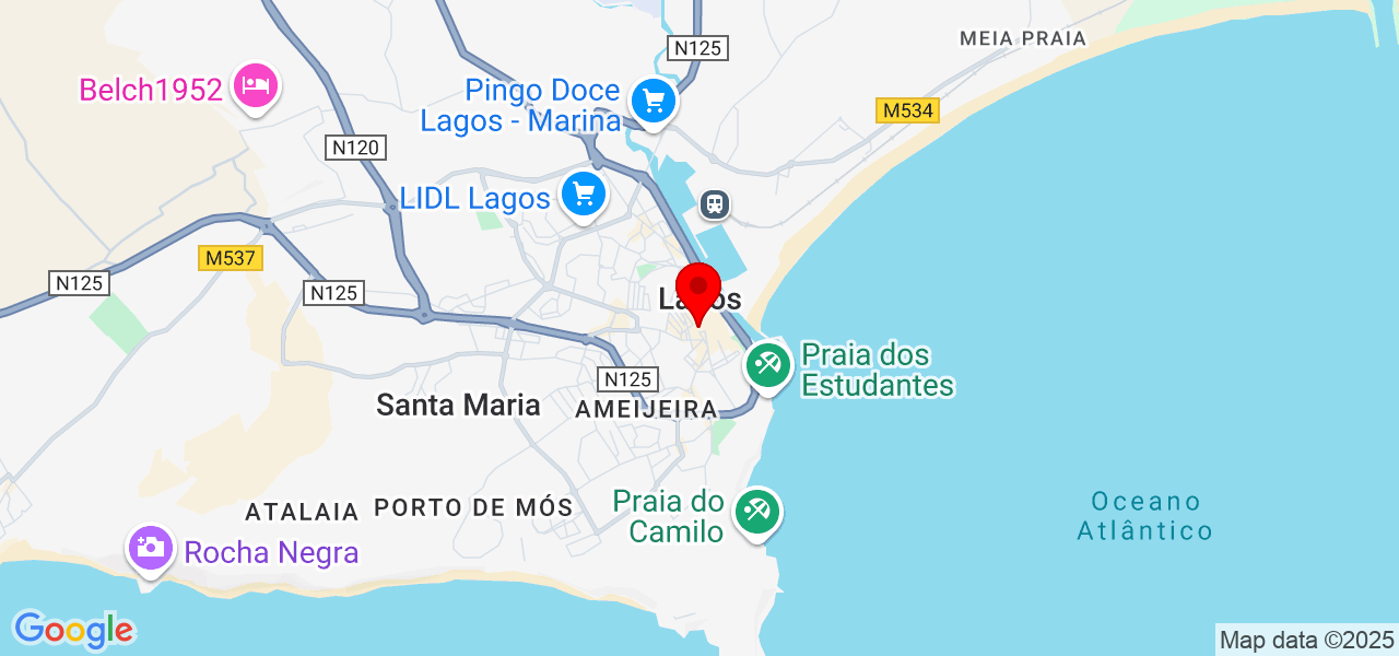 Sam - Faro - Lagos - Mapa