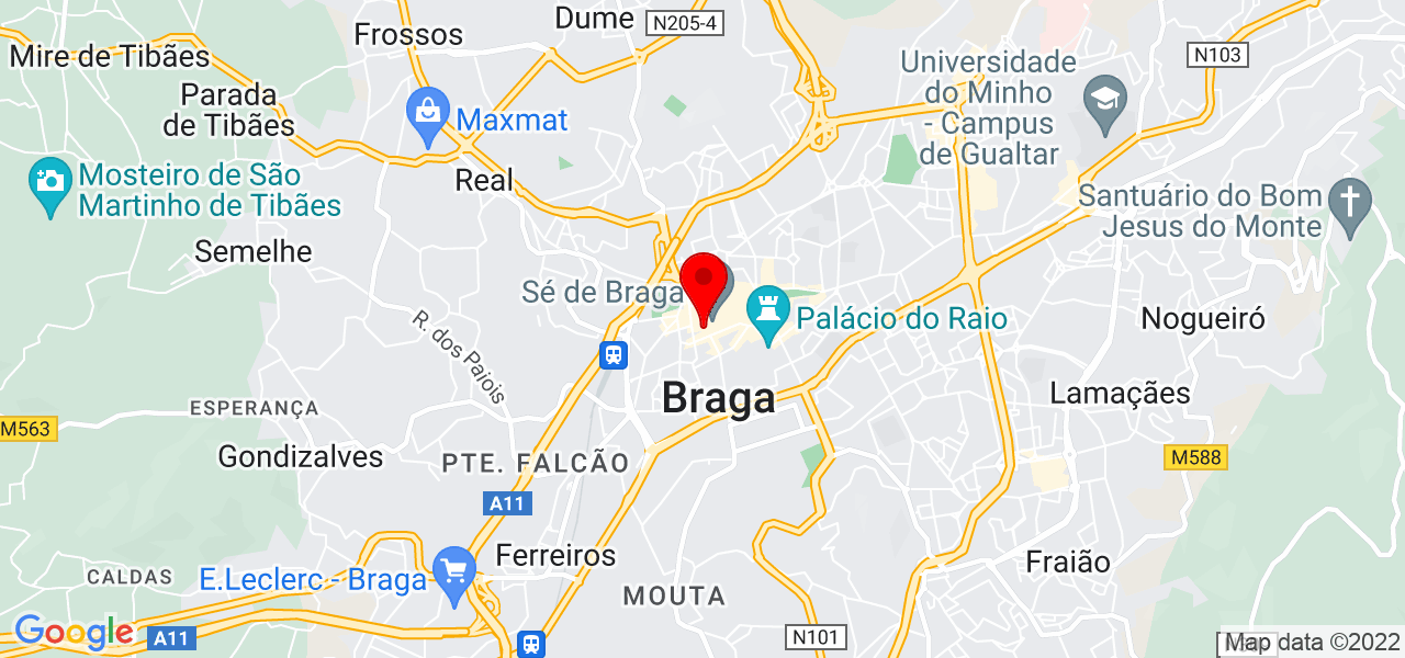 Estudio Sexto Sentido - Braga - Braga - Mapa