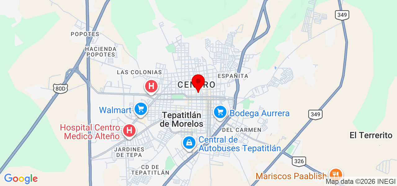 Majex tratamientos - Jalisco - Tepatitlán de Morelos - Mapa