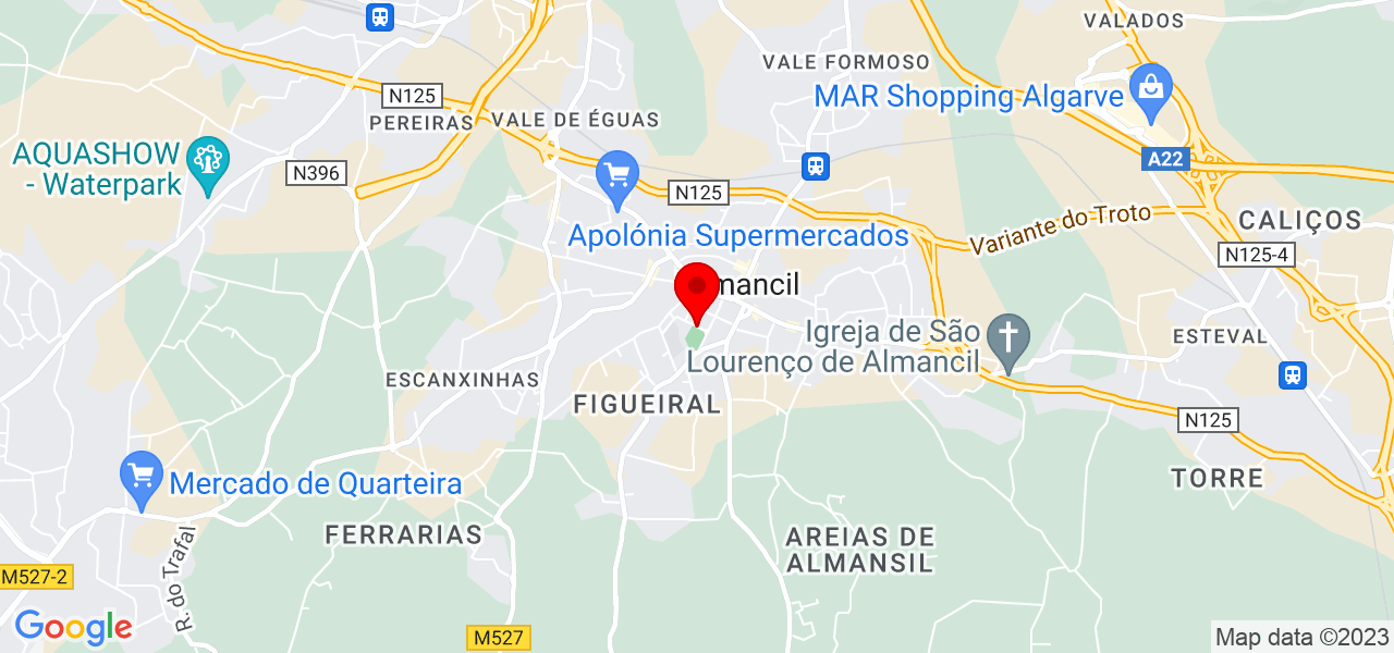Andreia Canario - Faro - Loulé - Mapa