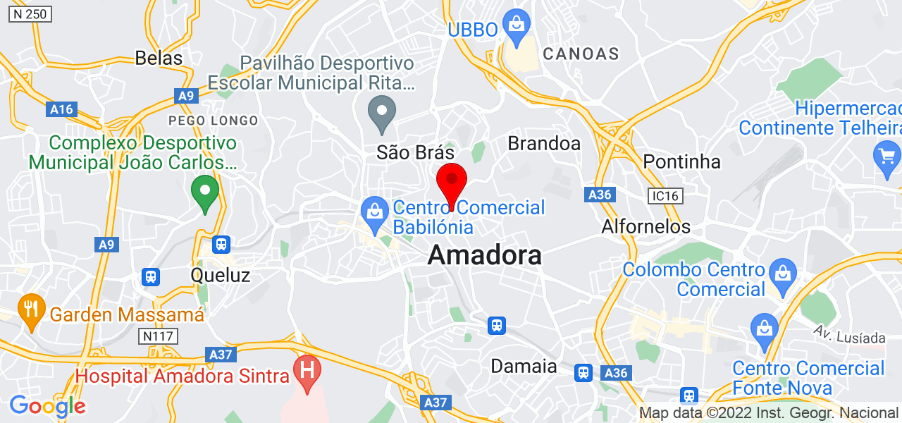 Marcelo - Lisboa - Amadora - Mapa