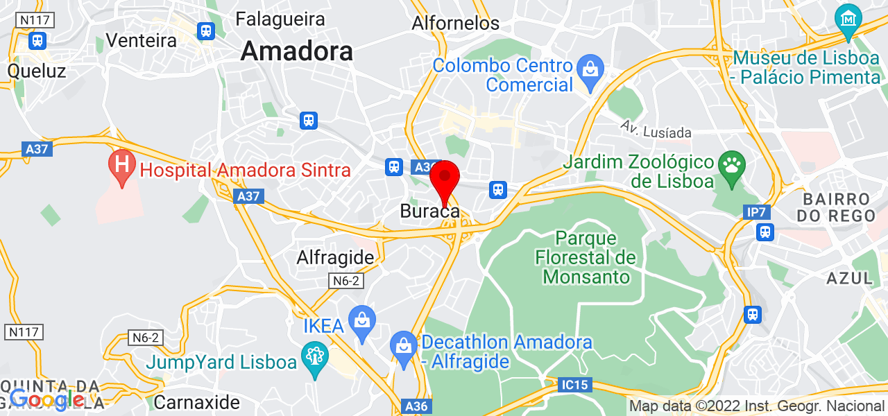 EletricFix - Lisboa - Amadora - Map