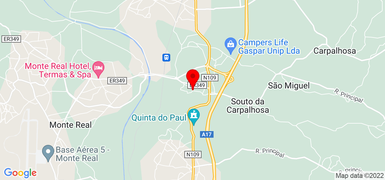 N&eacute;lia - Leiria - Leiria - Mapa