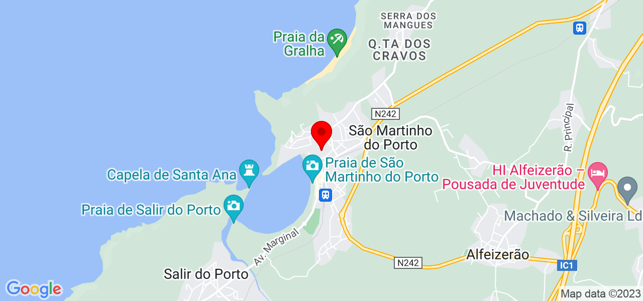 Catarina Anes - Leiria - Alcobaça - Mapa
