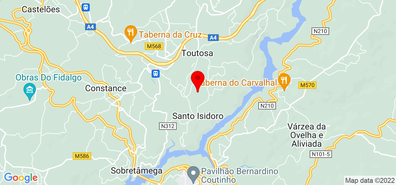 Mariana Teixeira - Porto - Marco de Canaveses - Mapa