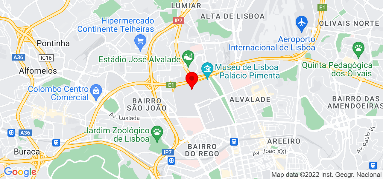 Vania Elizabeth de Oliveira Souza - Lisboa - Lisboa - Mapa
