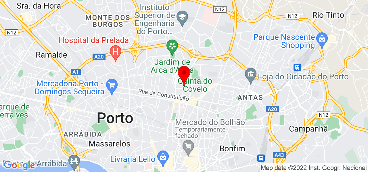 Klaus Magno Becker - Porto - Porto - Mapa