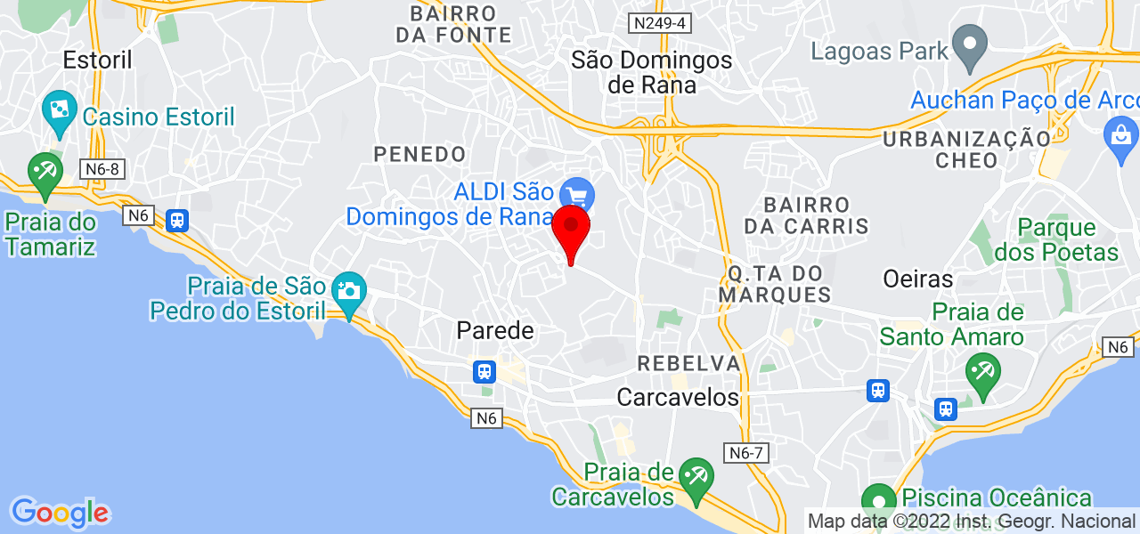 Gabriel Almeida - Lisboa - Cascais - Mapa
