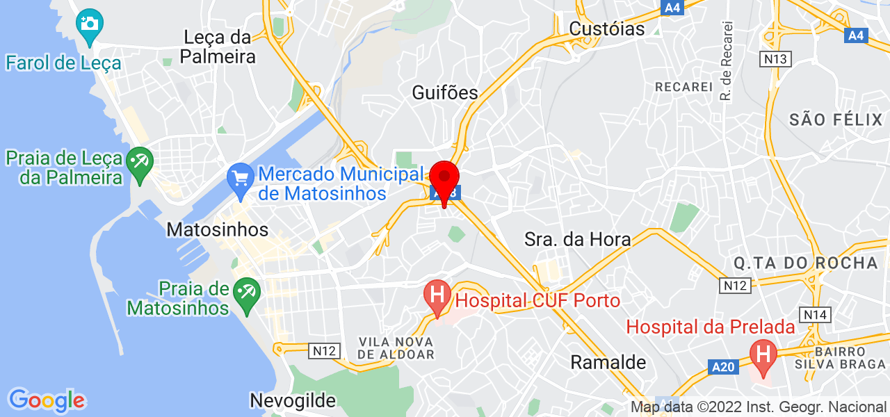 Nuno viana - Porto - Matosinhos - Mapa