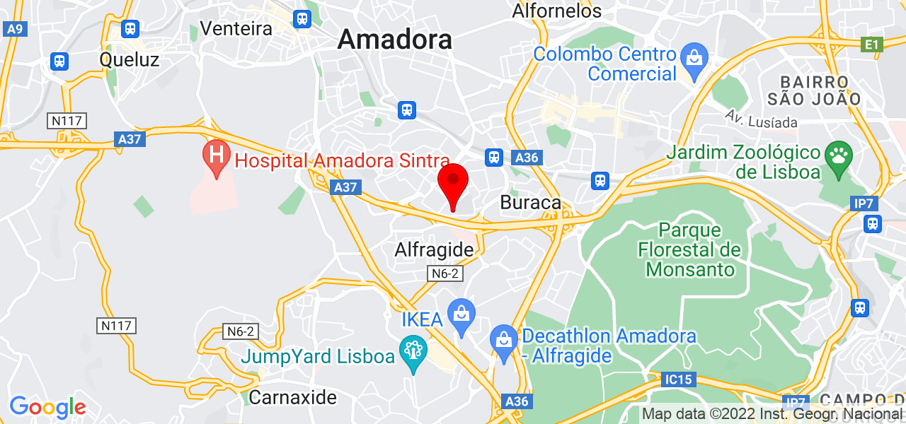 Rita Lopes - Lisboa - Amadora - Map