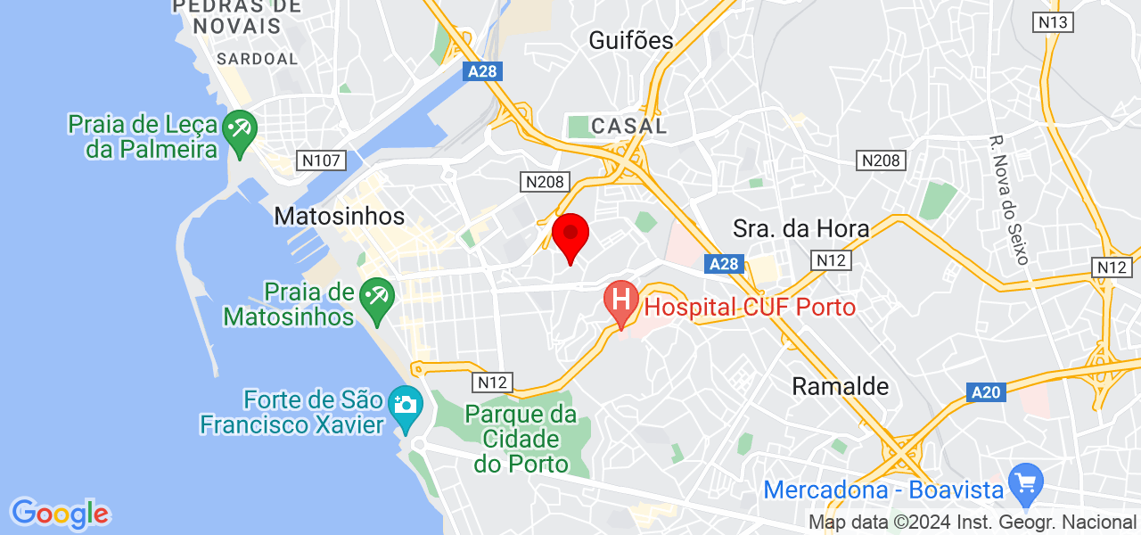 Gustavo Pereira - Porto - Matosinhos - Mapa