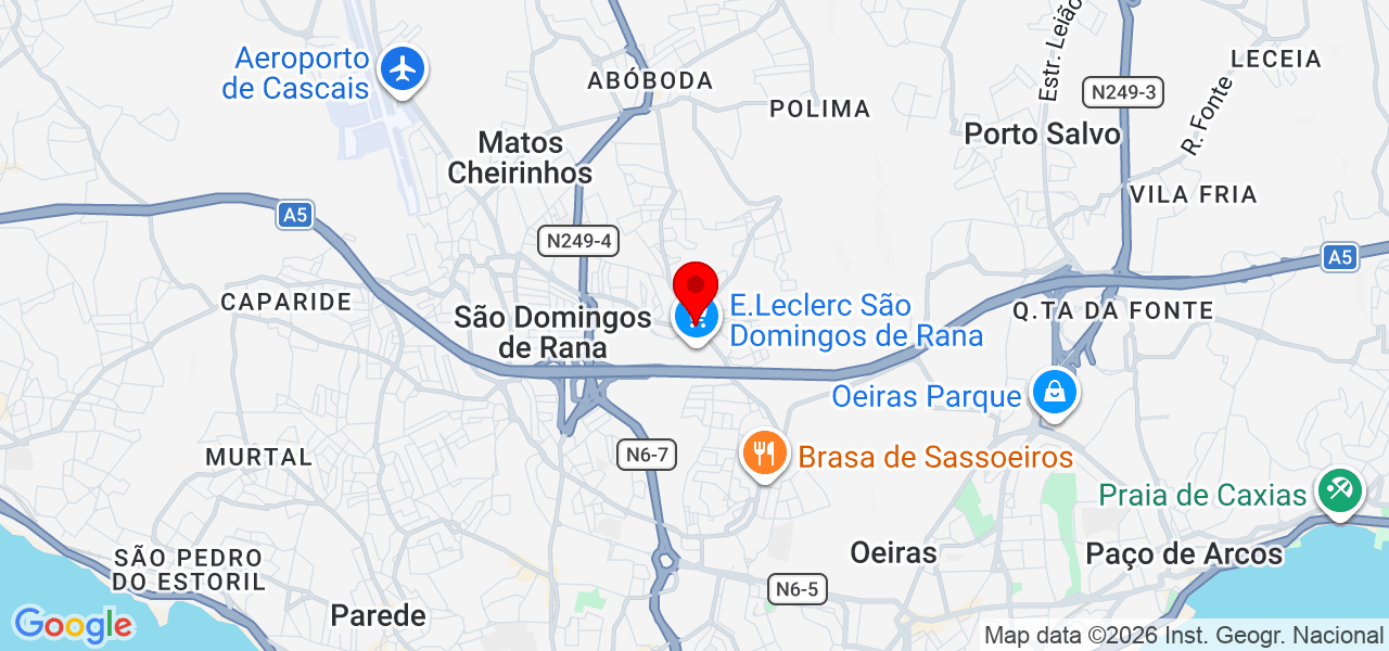 Cristiana Gama - workin’beez - Lisboa - Cascais - Mapa